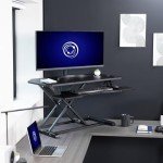 VIVO 38" Adjustable Corner Desk Converter