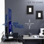VIVO 38" Adjustable Corner Desk Converter