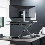 VIVO 38" Adjustable Corner Desk Converter