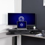 VIVO 38" Adjustable Corner Desk Converter