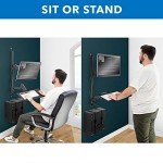 Adjustable Wall Mount Workstation for 32-Inch Monitor