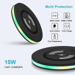 Fast Wireless Charger Pad for Android & iPhone