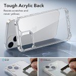 ESR for iPhone 14 Case/iPhone 13 Case, Military-Grade Protection, Shockproof Air-Guard Corners, Yellowing-Resistant Acrylic Back, Phone Case for iPhone 14/iPhone 13, Air Armor Case, Clear