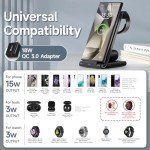 MANKIW 3-in-1 Fast Wireless Charging Station