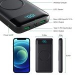 30,800mAh Wireless Power Bank with Smart LCD Display