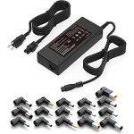Universal 90W AC Laptop Charger with 16 Tips