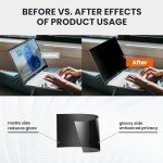 GUDTEKE 13.3" HD Laptop Privacy Screen Filter