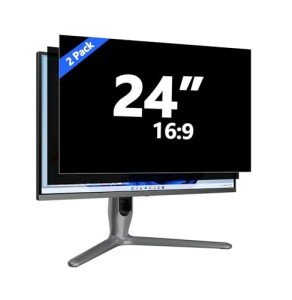 24" Computer Monitor Privacy Screen Shield - 2 Pack