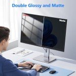 24" Computer Monitor Privacy Screen Shield - 2 Pack