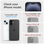 Spigen Tempered Glass Screen Protector [GlasTR EZ FIT] designed for iPhone 16 / iPhone 15 [2 Pack]