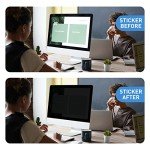 24" Computer Monitor Privacy Screen Shield - 2 Pack