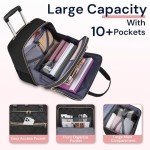 Ytonet Women's Rolling Laptop Bag with Wheels