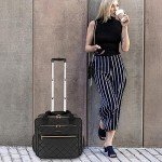 Ytonet Women's Rolling Laptop Bag with Wheels