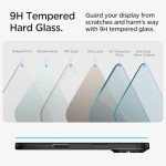 Spigen Tempered Glass Screen Protector [GlasTR EZ FIT] designed for iPhone 16 / iPhone 15 [2 Pack]