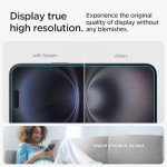 Spigen Tempered Glass Screen Protector [GlasTR EZ FIT] designed for iPhone 16 / iPhone 15 [2 Pack]