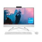 HP 24 inch All-in-One PC, FHD Display, Intel Core i3-1115G4, 8 GB SDRAM, 256 GB SSD, Intel UHD Graphics, Windows 11 Home, 24-df1000 (2024)