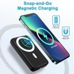 AOGUERBE 10000mAh Magnetic Wireless Fast Charger