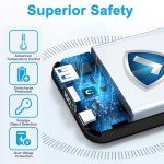 AOGUERBE 10000mAh Magnetic Wireless Fast Charger