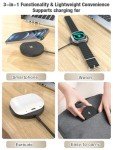 Dooplat 3-in-1 Magnetic Wireless Charging Pad