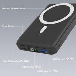 AOGUERBE 10000mAh Magnetic Wireless Power Bank