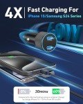 Power-7 Fast Car Charger for iPhone 16 2-Pack