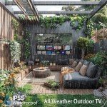 SYLVOX 55'' Outdoor Waterproof 4K QLED TV