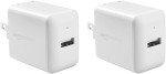Amazon Basics 12W USB-A Wall Charger Pack of 2