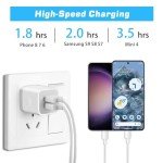 X-EDITION 4-Pack Dual Port USB Wall Charger
