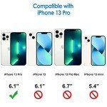 JETech iPhone 13 Pro Shockproof Clear Case