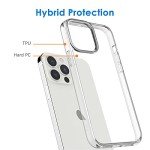 JETech iPhone 13 Pro Shockproof Clear Case