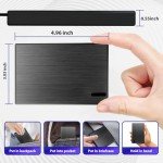 1TB Slim Portable External Hard Drive - USB 3.0