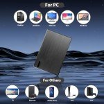 1TB Slim Portable External Hard Drive - USB 3.0