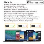 Colorful 6ft Lightning Cables - 4 Pack