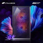 STGAubron Prebuilt Gaming PC Desktop, AMD Radeon RX 550 4G GDDR5, Intel Core I5 3.3Ghz up to 3.7Ghz, 16G Ram, 512G SSD, WiFi, BT 5.0, RGB Fan x 3, RGB Mouse Pad, Windows 10 Home