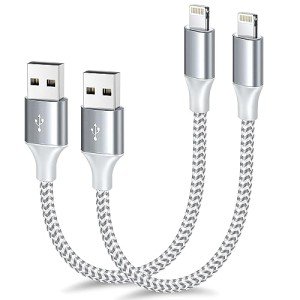 Apple MFi Certified 1ft USB Lightning Charger 2Pack