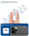 6FT iPhone Charger Cable & Wall Adapter Bundle