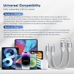 Apple MFi Certified 1ft USB Lightning Charger 2Pack