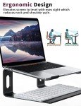 Alashi Ergonomic Laptop Stand - Adjustable Aluminum Riser