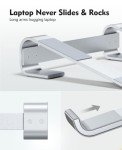 Ergonomic Aluminum Laptop Stand for Desk