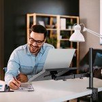 Adjustable Laptop Tray Desk Mount for 17" Laptops