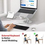 360° Rotating Adjustable Laptop Stand, OMOTON Ergonomic
