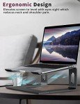 Alashi Ergonomic Laptop Stand - Adjustable Aluminum Riser