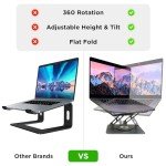 360° Adjustable Laptop Desk Stand with Ergonomic Design