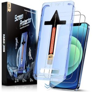 MAGIC JOHN iPhone 12/12 Pro Tempered Glass Screen Protectors