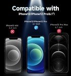 MAGIC JOHN iPhone 12/12 Pro Tempered Glass Screen Protectors