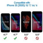 JETech Tempered Glass Screen Protector for iPhone