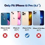 QHOHQ 3 Pack iPhone 13 Pro Screen Protectors