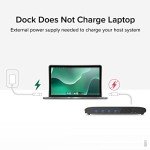 4K Dual Monitor USB-C Laptop Docking Station