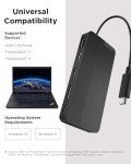 Lenovo USB-C Dual Display Travel Dock - 7 Ports