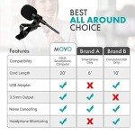 Movo LV1-USB Universal Lavalier Microphone